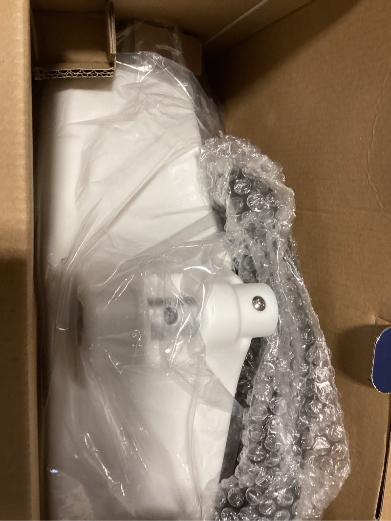 Condition photo showing As Is for Drive Medical RTL12027RA 2-in-1 Raised Toilet Seat with Removable Padded Arms, Standard Seat