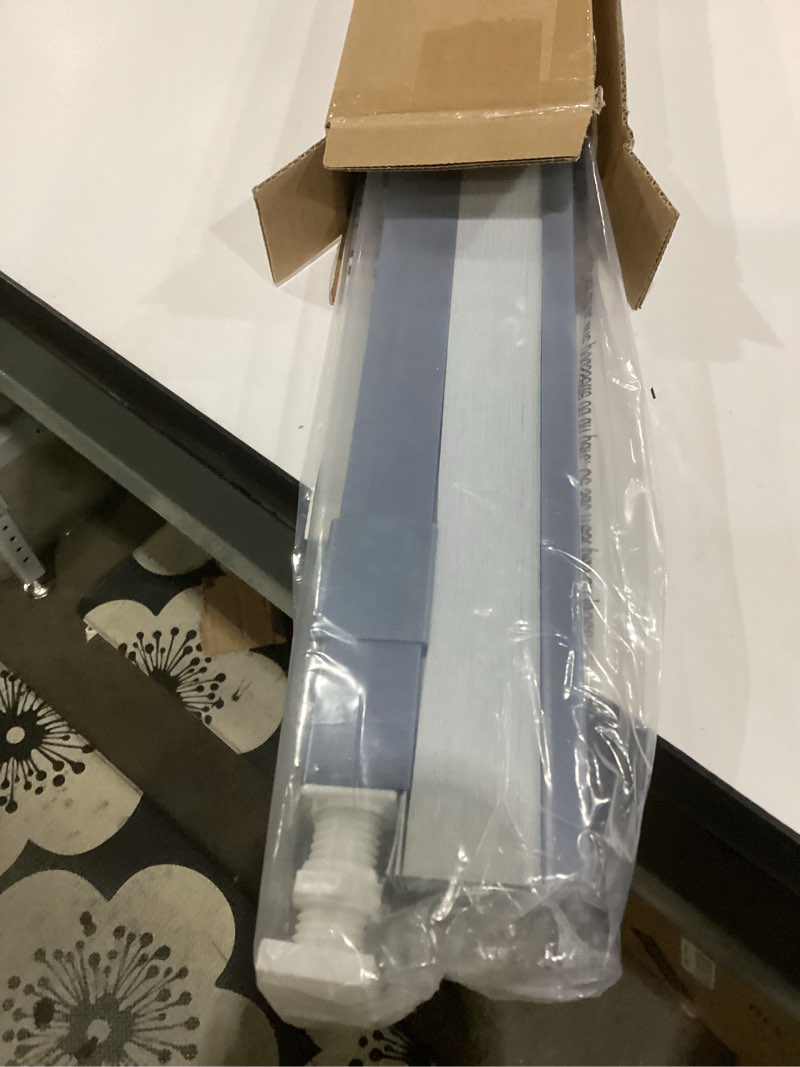 Condition photo showing New/Like New for lazblinds cordless cellular shades, no tools no drill blackout honeycomb shades pleated blinds for windows, 23.5'' w x 48'' h, dark grey blackout-dark grey 23 1/2'' w x 48'' h