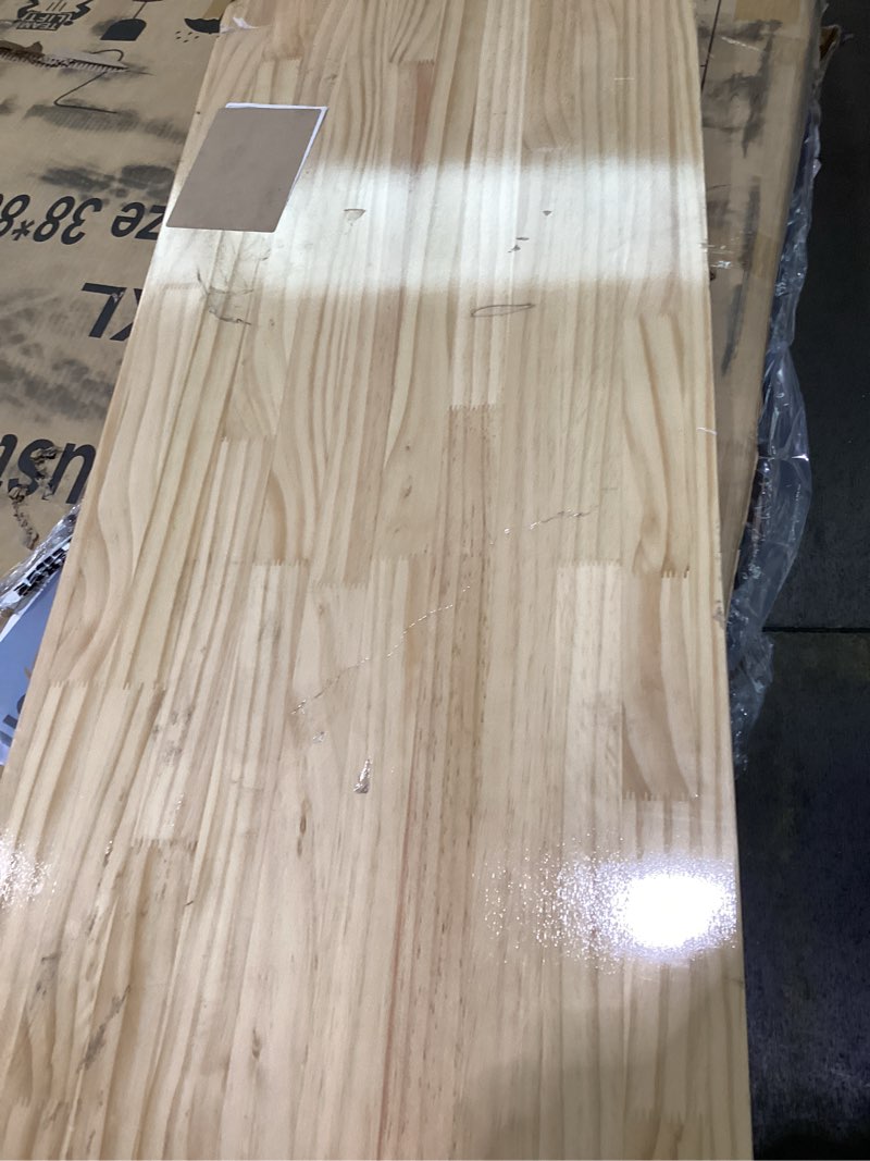 Condition photo showing As Is for butcher block countertop