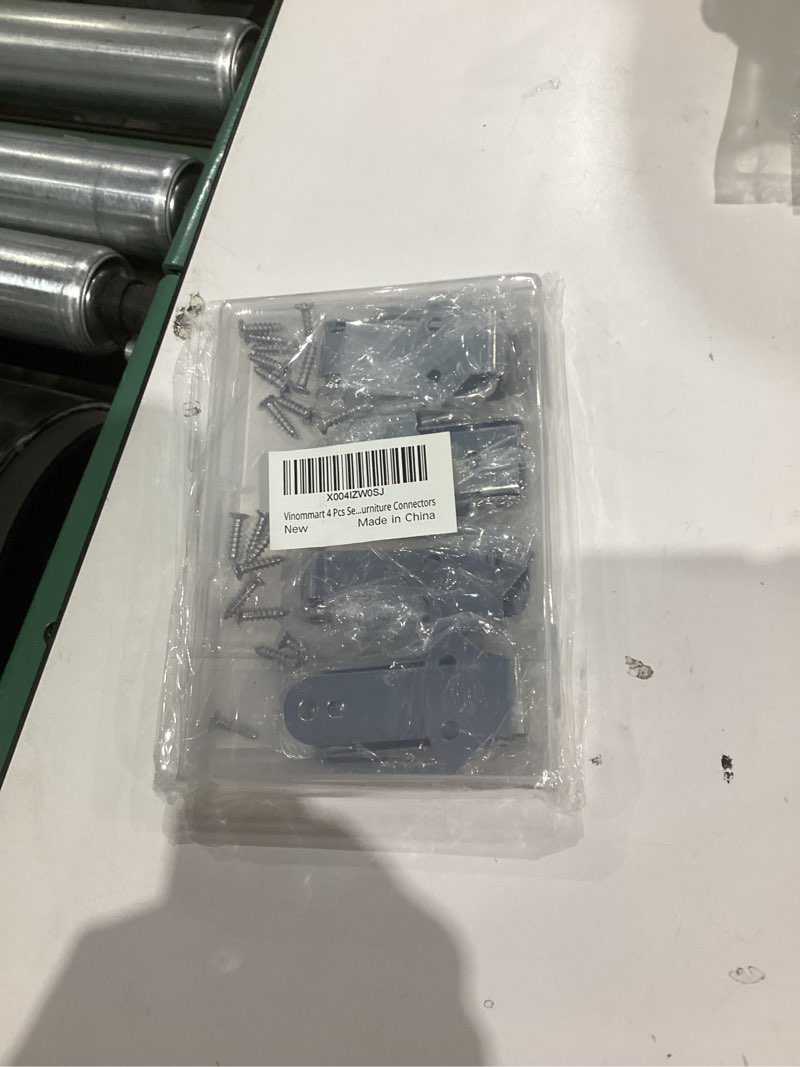 Condition photo showing New/Like New for 4 Pcs Sectional Couch Connectors, Metal Couch Connectors to Make Sectional Stay, Couch Clips for Sectionals Hold in Place, Furniture Connectors