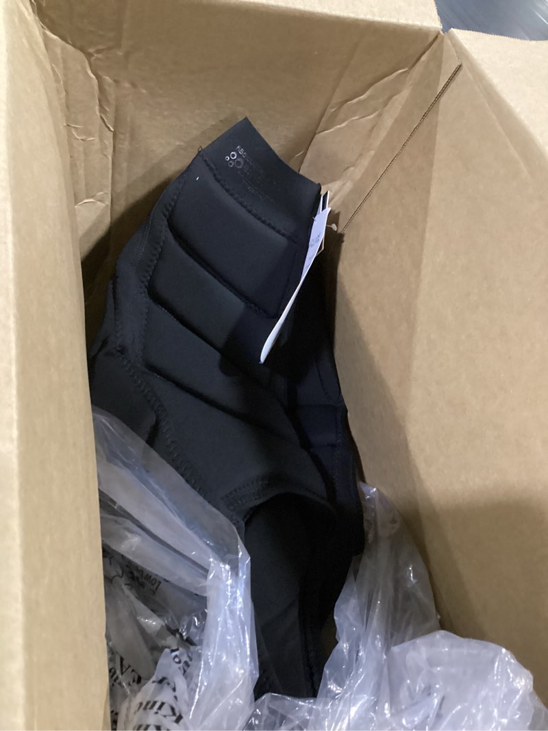 Condition photo showing As Is for o'neill men's slasher comp life vest black/black medium vest