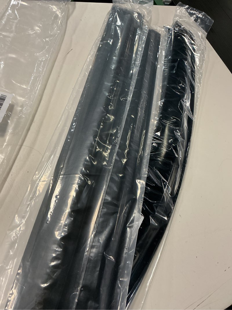 Condition photo showing Good Condition for black tinted side window deflector visors rain guards for toyota rav4 2019 2020 2021 2022 2023-4 piece set