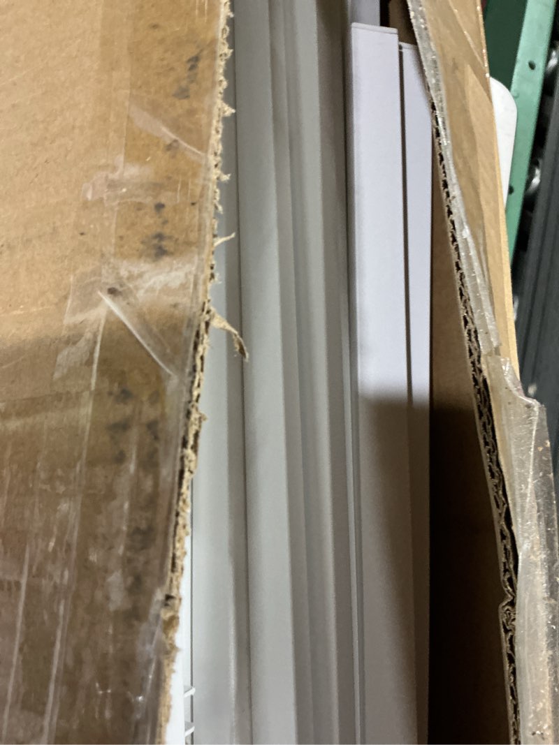 Condition photo showing Good Condition for 4 inch white full size bed frame low profile, low full bed frame no box spring needed, diy headboard, mattress stoppers, heavy duty beds support 3000 lbs, rounded legs, easy assembly, noiseless full 4 inch