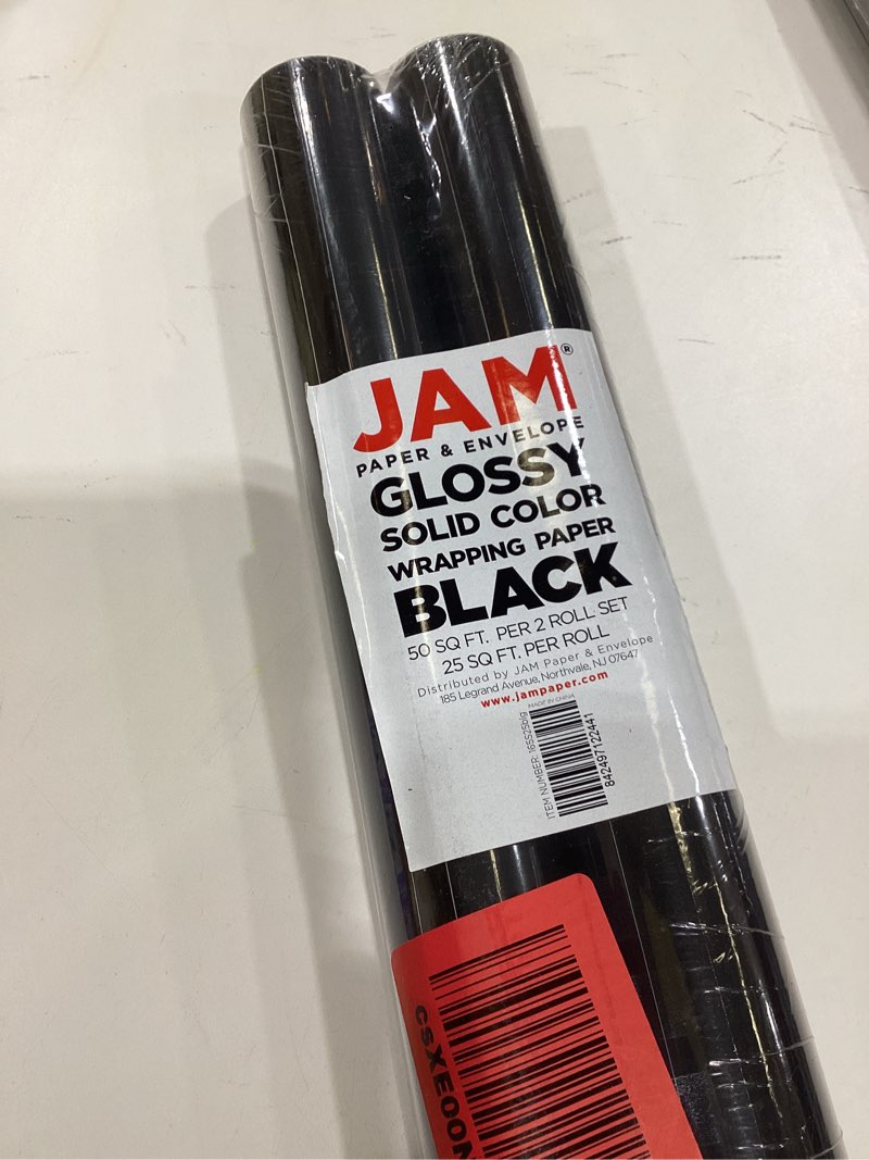 glossy wrapping paper set of 2