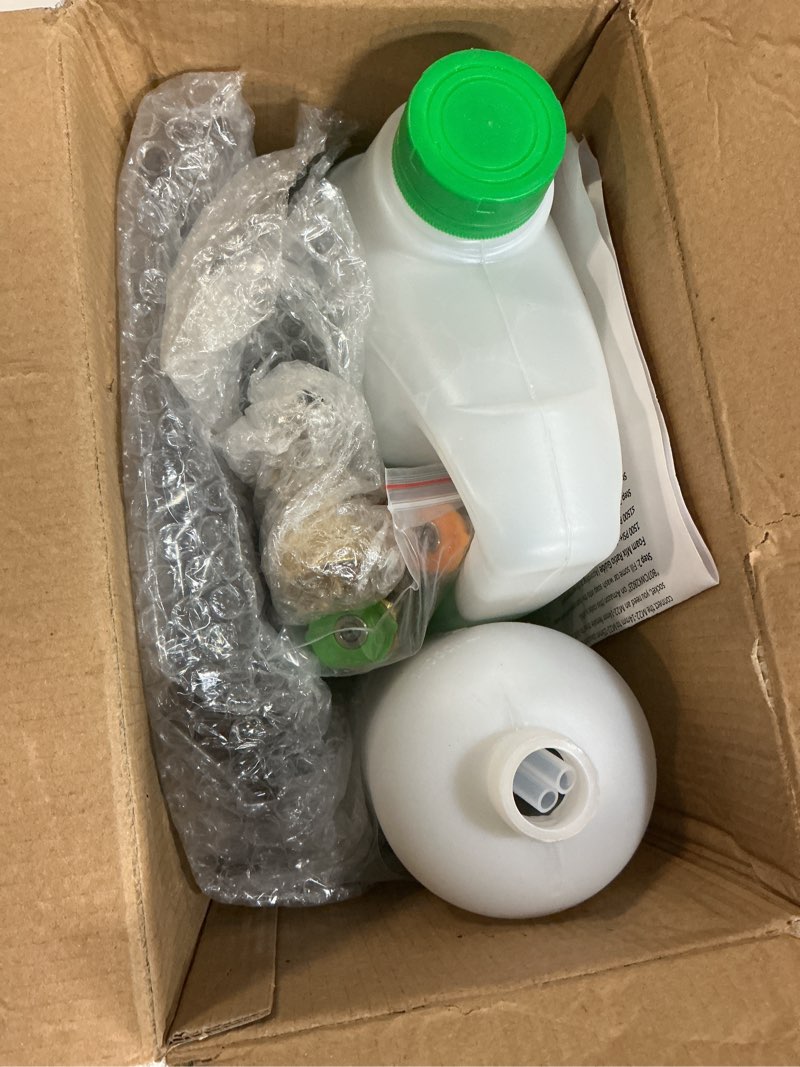 Condition photo showing Good Condition for tool daily short pressure washer gun with foam cannon, car wash soap 64 oz, 5 power washer nozzle tips, 1/4 inch quick connect foam gun with soap
