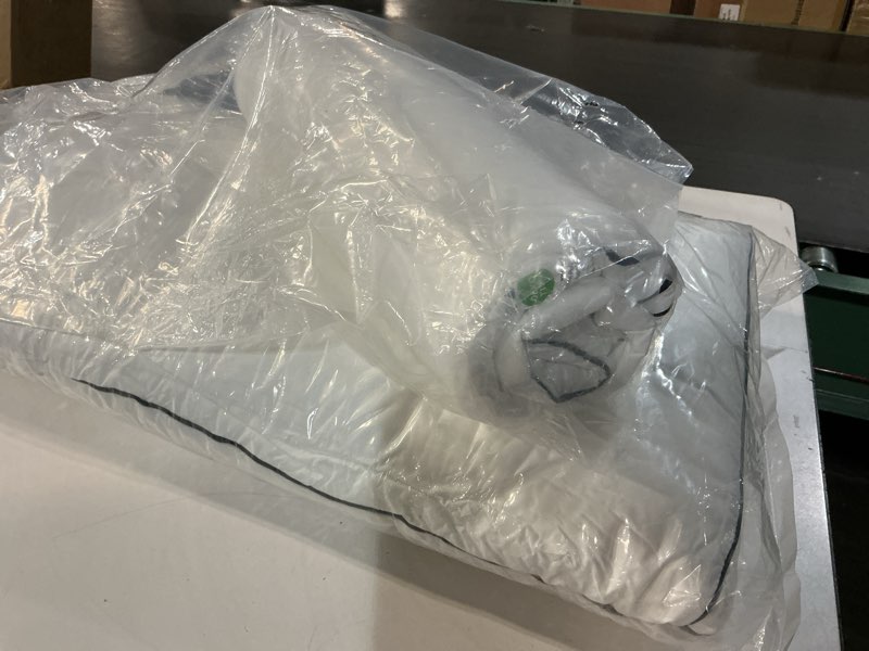 Condition photo showing Good Condition for CozyLux Pillows Queen Size Set of 2, Soft and Supportive 3D Down Alternative Bed Pillow for Sleeping 2 Pack White, Luxury Hotel Quality Gusseted Bedding Pillow for Back, Stomach or Side Sleepers 18x28