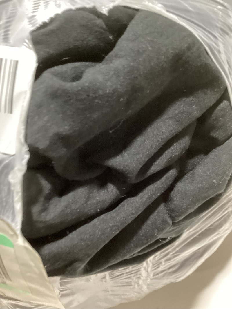 Condition photo showing As Is for PHF Diamond Marshmallow Puff Comforter Set Queen Size, 3 Pieces Ultra Soft Lightweight Bedding Set for All Season, Pattern Textured 1 Comforter with 2 Pillow Shams, Black Queen Black 01