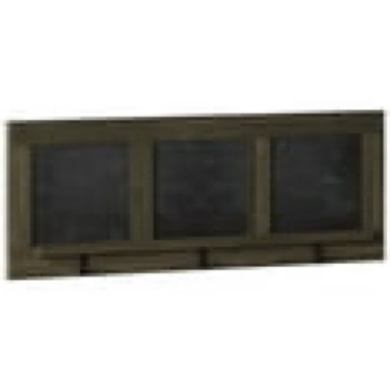 Twin Star Home Modern Farmhouse Hanging Entryway Chalkboard with Coat Hooks
