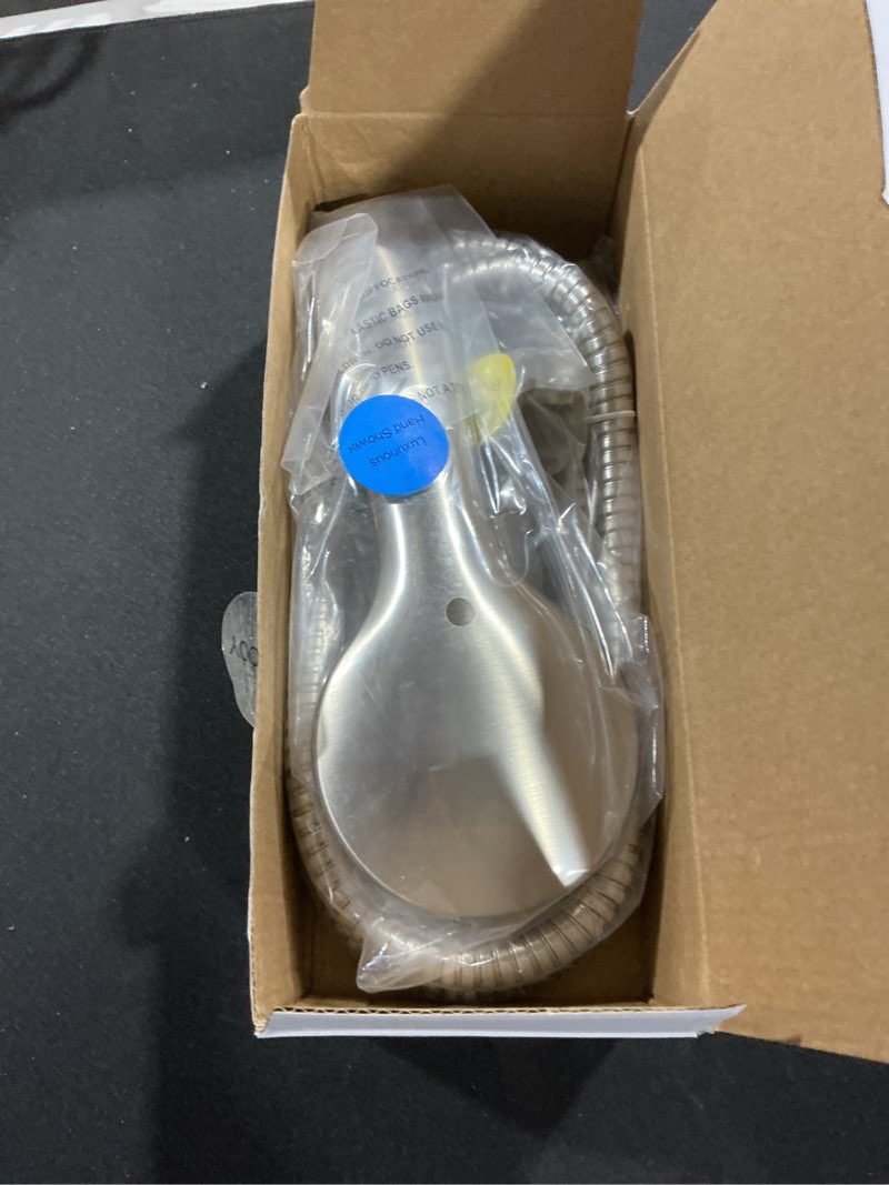 Condition photo showing Good Condition for YOO.MEE High Pressure Handheld Shower Head with Powerful Shower Spray against Low Pressure Water Supply Pipeline, Multi-functions, w/ 79'' Hose, Bracket, Brushed Nickel Finish