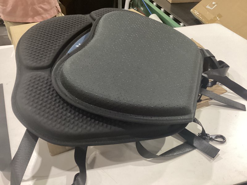 Condition photo showing New/Like New for 1.97" extra thick kayak seat, high back support padded kayak seats, universal paddle board seat for sup with upgraded alloy clips, heavy duty seat for canoe, fishing, sit on top