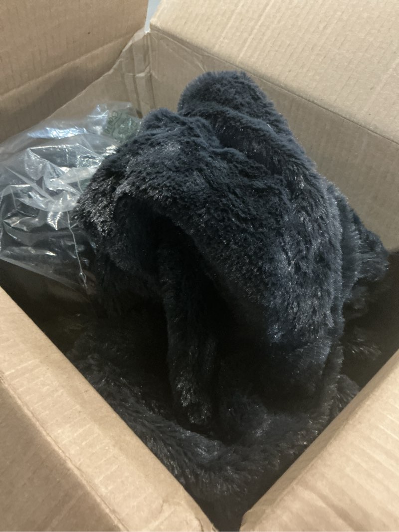 Condition photo showing item condition for Bean Bag Chair for Adults Kids Without Filling Comfy Fluffy Giant Round Beanbag Lazy Sofa Cover for Reading Chair Floor Chair, 6FT, Dark Grey 6FT Dark Grey