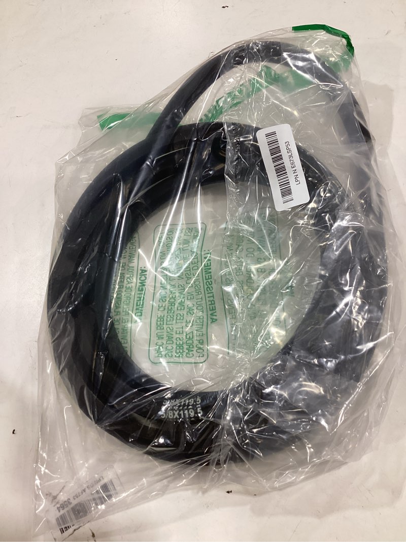 Condition photo showing New/Like New for 5/8" x 119 1/2" mower tractor deck replacement double v belt compatible with john deere m112269
