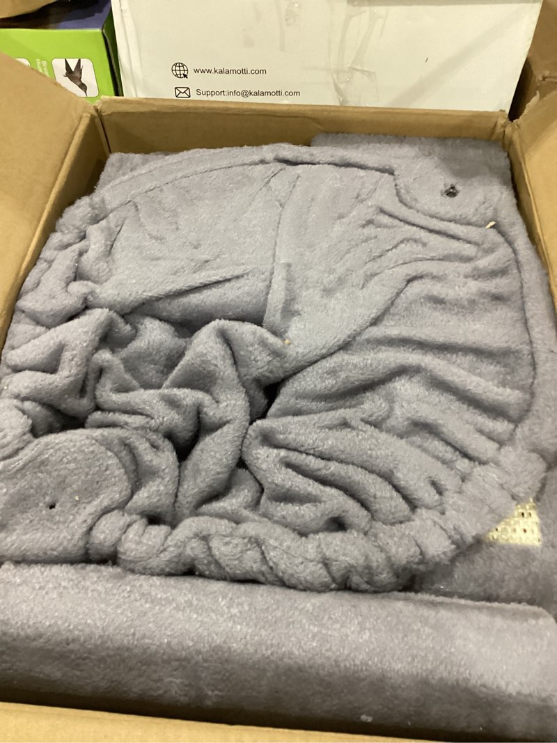 Condition photo showing Good Condition for youpet cat tree with cat scratching post for indoor cats, cat tower with scratching board and playful toy balls, cat tree tower with cozy hammock,grey grey 25.59"