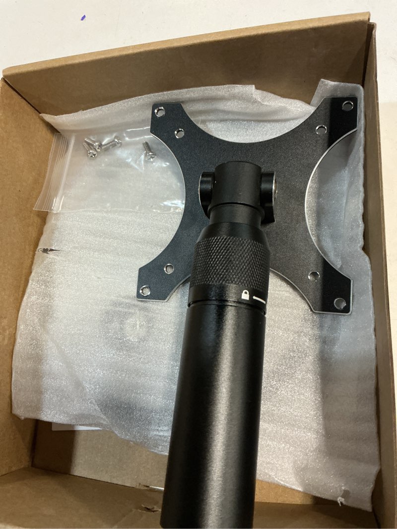 Condition photo showing New/Like New for Tiltable Stand for Show 21 and 15 (1st, 2nd Gen), Rotatable Table Holder for Alexa 21, Metal Desktop Base for Echo 15 Blcak-UN