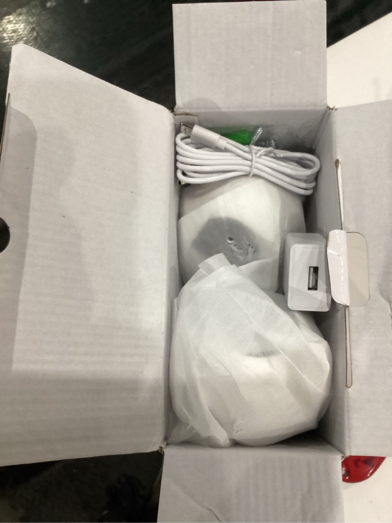 Condition photo showing Good Condition for 3MP Indoor Security Camera, 5G WiFi 360° Pan/Tilt Home Cameras for Baby Monitor/Pet/Elder/Kids/Bedroom, Auto-Focus and Zoom,Motion Tracking,2-Way Audio,Siren,3 Night Vision,Cloud&SD Card S800-2Pack