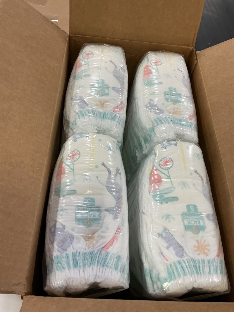 Condition photo showing New/Like New for (Size 5)Pampers Diapers - Cruisers 360 - Size 5, 128 Count, Babyproof up to 100% Leakproof Pull-On Diaper Size 5 128