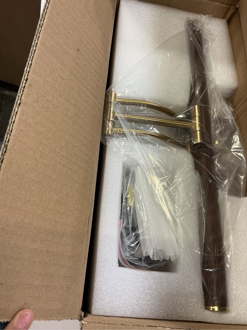 Condition photo showing New/Like New for Wireless Picture Lights for Wall Rechargeable,16 inch Battery Operated Art Light for Paintings,3CCT Dimmable with Remote,Rotatable Gallery Light for Pictures Display,Wood 16 inch Wood