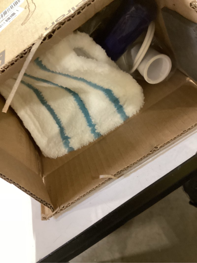 Condition photo showing Good Condition for Professional Steam Mop Cleaner, 1300W Floor Steamer with Detergent Chamber, 25S Heat Up, Lightweight Steamer for Cleaning with 2 Washable Pads, Safe for Tiles, Upholstery, Carpet, Hardwood, Blue Blue 0.4L