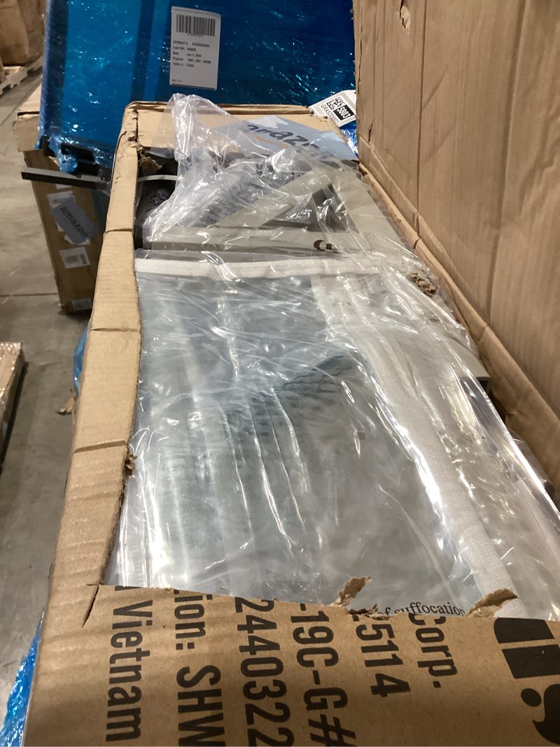 Condition photo showing Good Condition for simple houseware industrial grade z-base garment rack, 500lb load with 62\" extra long bar w/clear cover and tube bracket
