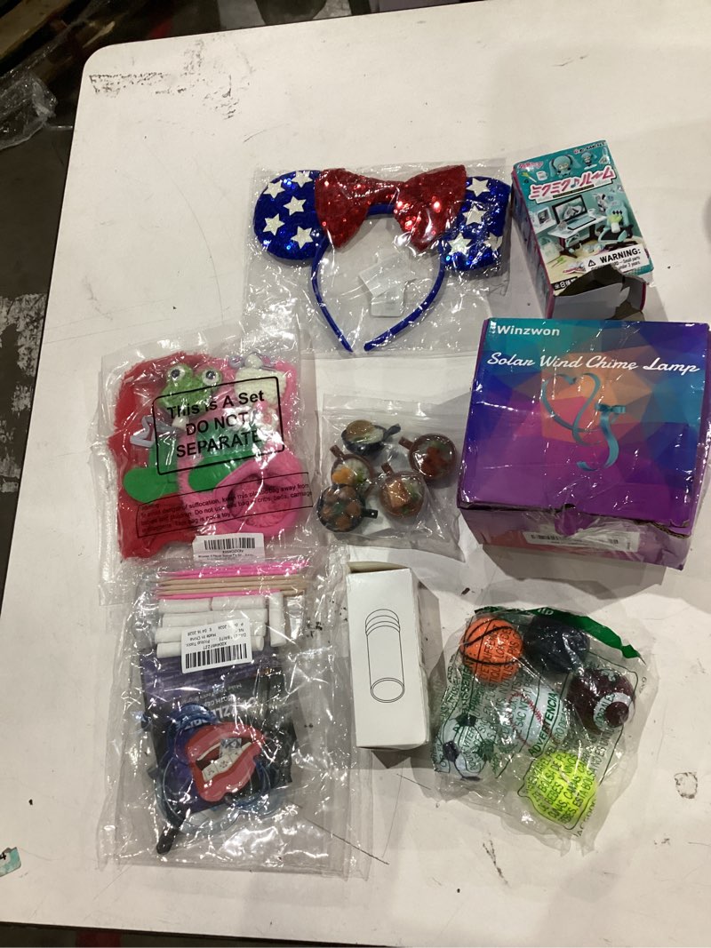 Condition photo showing As Is for assorted lot of toys and games 