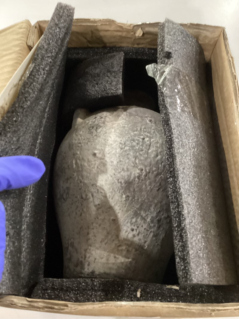 Condition photo showing New/Like New for LUKA Ceramic Rustic Farmhouse Vase,8.25 inch Terracotta Vase with Handle,Neutral Clay Pot Vases Decorative Vase for Living Room,Table,Shelf Decor(Brown,M) 8.25 inch (H) Brown