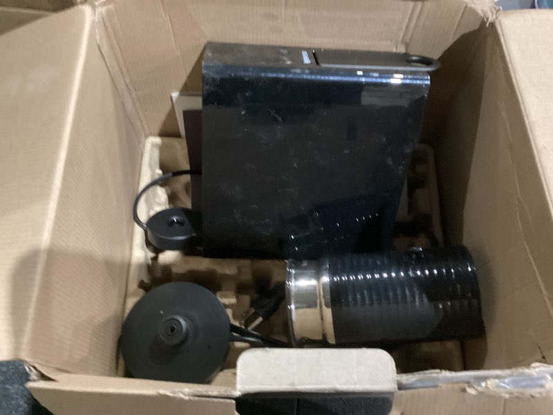 Condition photo showing As Is for Nespresso Essenza Mini Espresso Machine by Breville with Milk Frother,20.3 fl oz, Piano Black