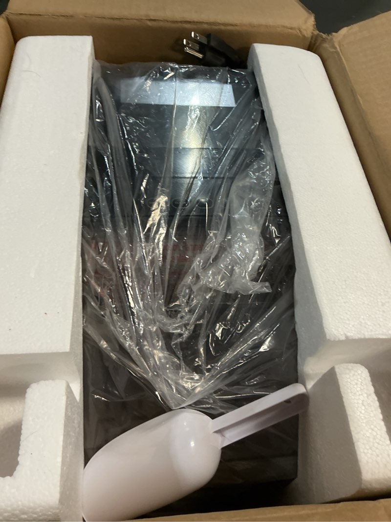 Condition photo showing Good Condition for Silonn Ice Makers Countertop, 44lbs Per Day, 2 Ways to Add Water, Auto Self-Cleaning, Stainless Steel Ice Machine for Home Office Bar Party Stainless Steel 44lbs