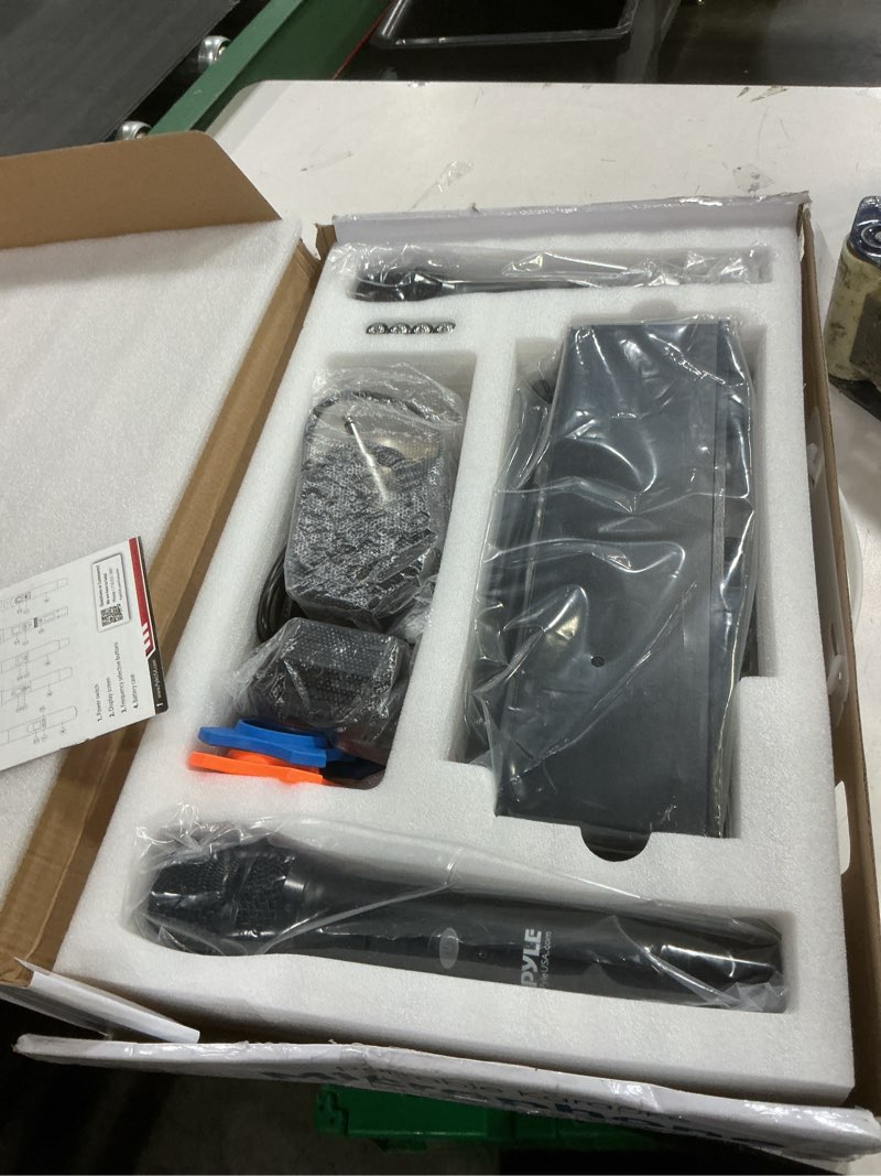Condition photo showing Good Condition for pyle digital wireless microphone system with bluetooth - includes 2 dynamic uhf handheld mics, portable long-range receiver w/built-in echo effect - for live pro audio, karaoke, studio - pdwm813bk