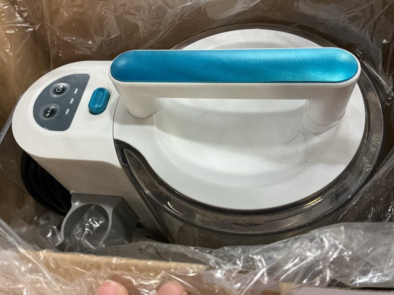 Condition photo showing As Is for Pet Grooming Kit with 3.4L Oversized Vacuum Suction - 99% Pet Hair Removal - Professional Dog Clippers & Shedding Tools for Cats, Teddy, Poodle, Golden Retrievers (Pearl White) Cloud White