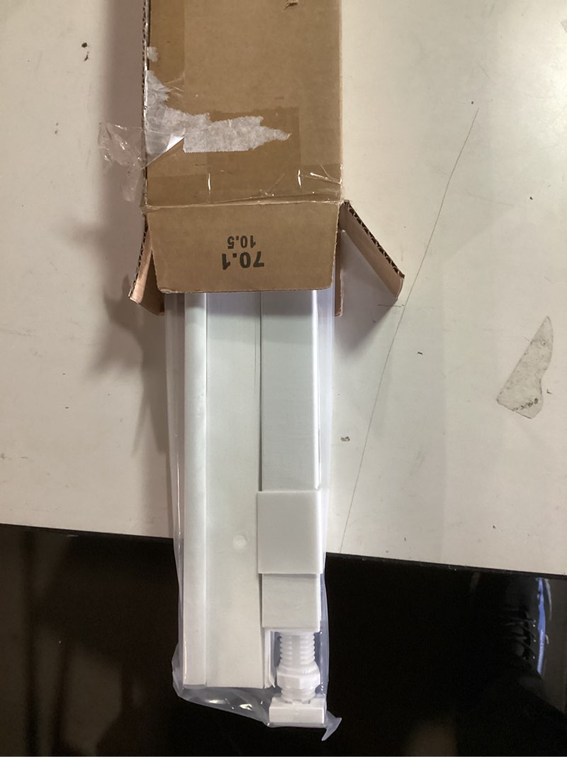 Condition photo showing Good Condition for LazBlinds Cordless Cellular Shades, No Tools No Drill Light Filtering Honeycomb Shades Pleated Blinds for Windows, 28'' W x 48'' H, White Light Filtering-white 28'' W x 48'' H