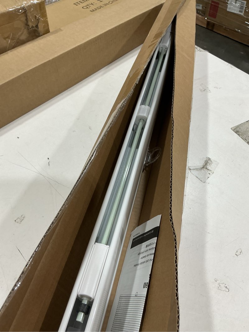 Condition photo showing Good Condition for lazblinds no tools no drill cordless cellular shades, light filtering honeycomb shades for home, thermal insulation blinds for windows, 34" w x 64" h, white