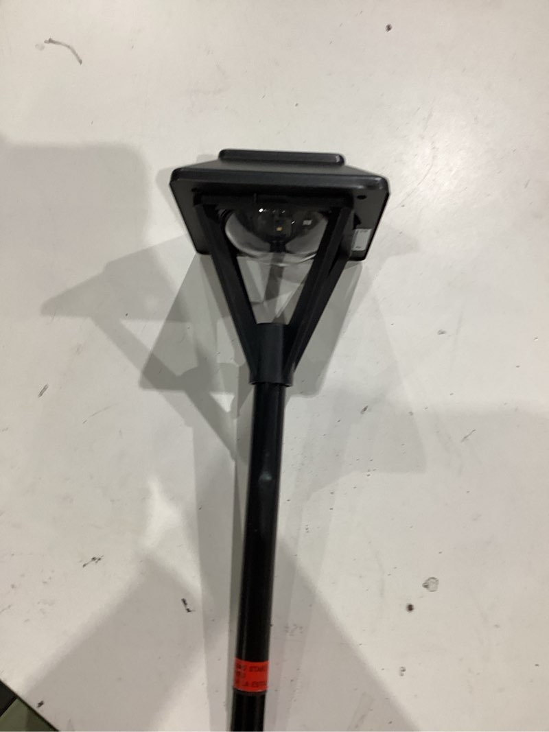 Condition photo showing As Is for harbor breeze pyramid path 20 -lumens black solar led outdoor path ...