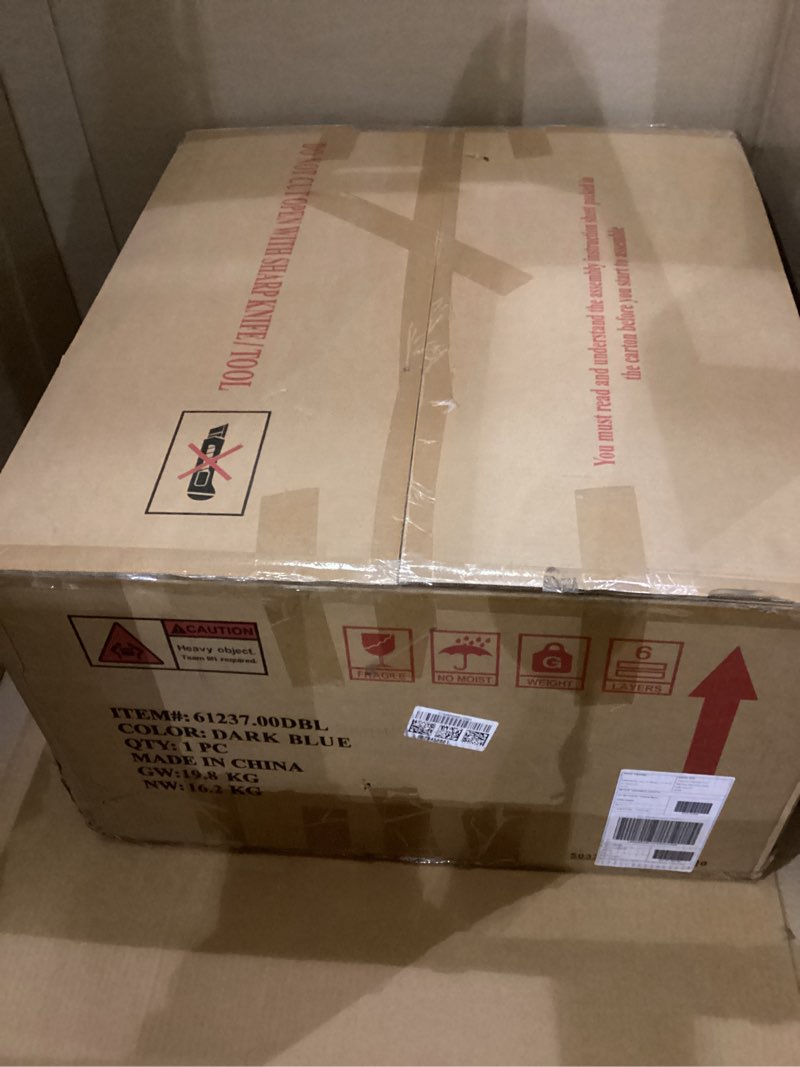 Dark Blue Fabric Chair