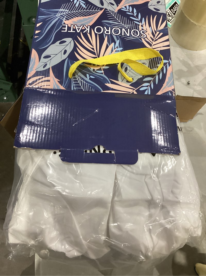 Condition photo showing Good Condition for SONORO KATE Bed Sheet Set Super Soft Microfiber 1800 Thread Count Luxury Egyptian Sheets 16-Inch Deep Pocket Wrinkle and Hypoallergenic-4 Piece(Queen White) White Queen