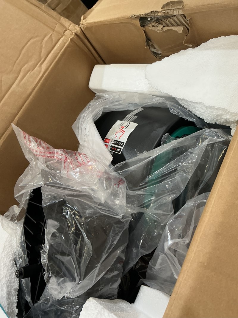 Condition photo showing As Is for cubii jr1, under desk elliptical, under desk bike pedal exerciser, seated elliptical, work from home fitness, mini elliptical machines for home use, cubii exerciser for seniors, desk exercise jr1 aqua
