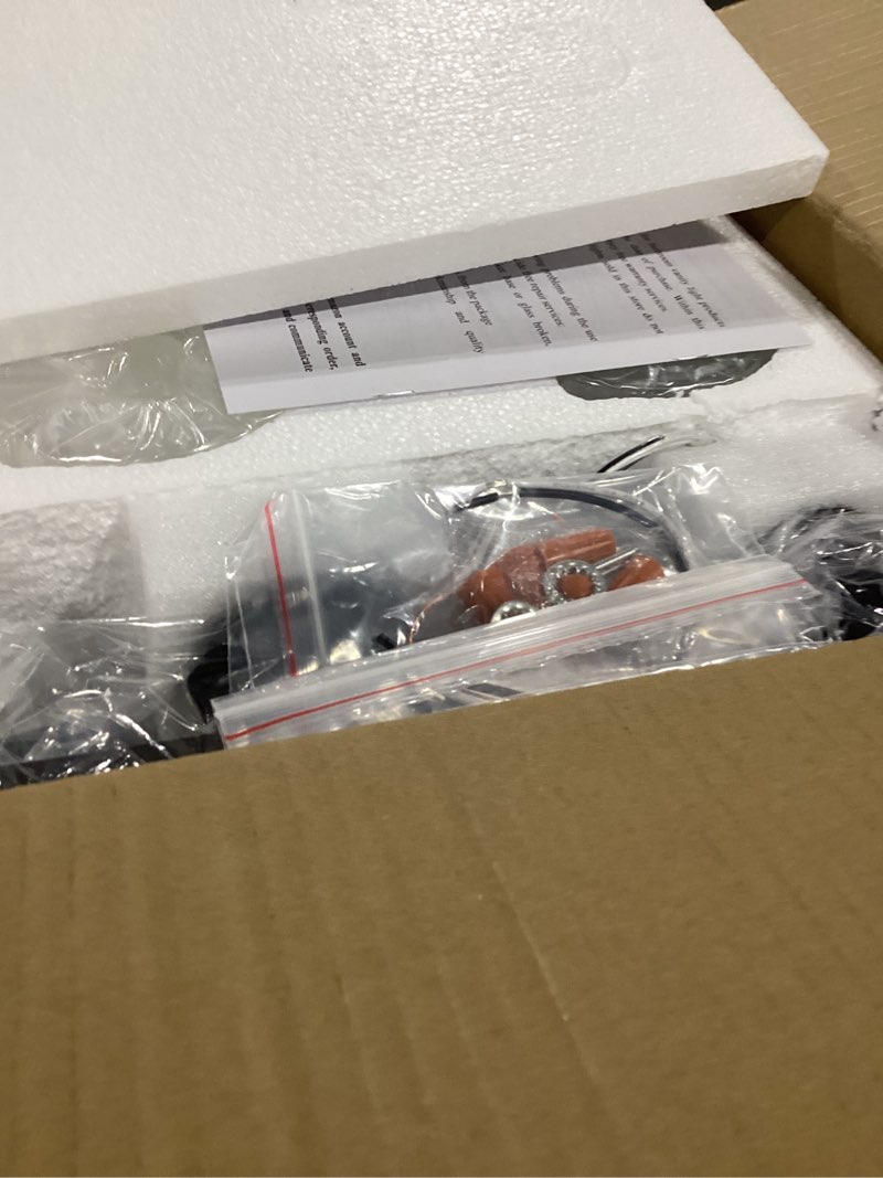 Condition photo showing Good Condition for 4-Light Bathroom Vanity Light, Modern Matte Black Wall Sconce Lighting with Clear Glass Shade, Bathroom Lighting Fixtures Over Mirror,Vintage Wall Mounted Lamps for Mirror Bedroom,Living Room Black 4-Light