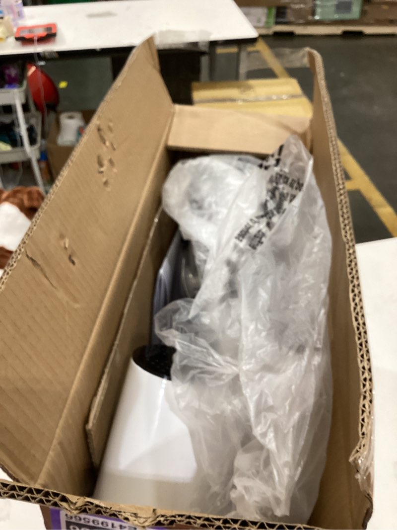 Condition photo showing Good Condition for amazon basics 16" dc motor standing floor fan, 12 speed with remote, 3 breeze modes, dual-layered blades (10 blades), timer, energy efficiency and quiet dc motor (28w), white 12-speed, dc motor