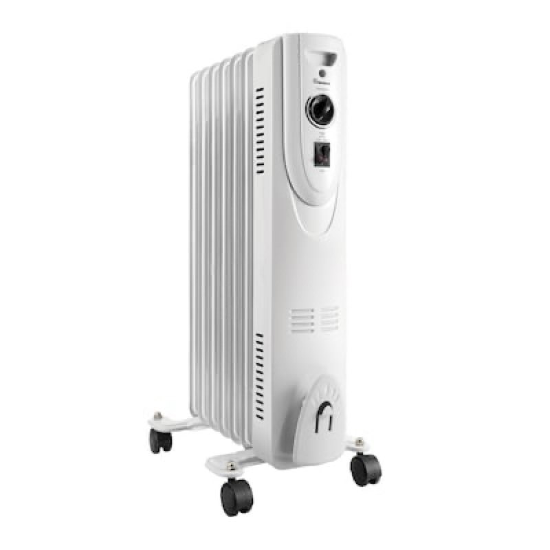 VisionAir Oil-Filled Radiant Electric Heater 1500 -Watt Oil-filled radiant Tower Indoor Electric Space Heater