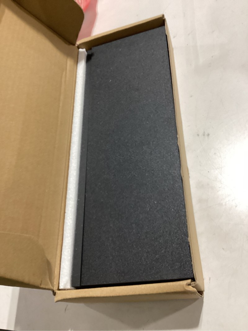 Condition photo showing Good Condition for black floating shelves for wall decor, wall mounted wood storage shelf for bedroom, living room, bathroom, kitchen, nursery, display picture ledge shelf with lip set of 2-14 inches, black black 13.6in