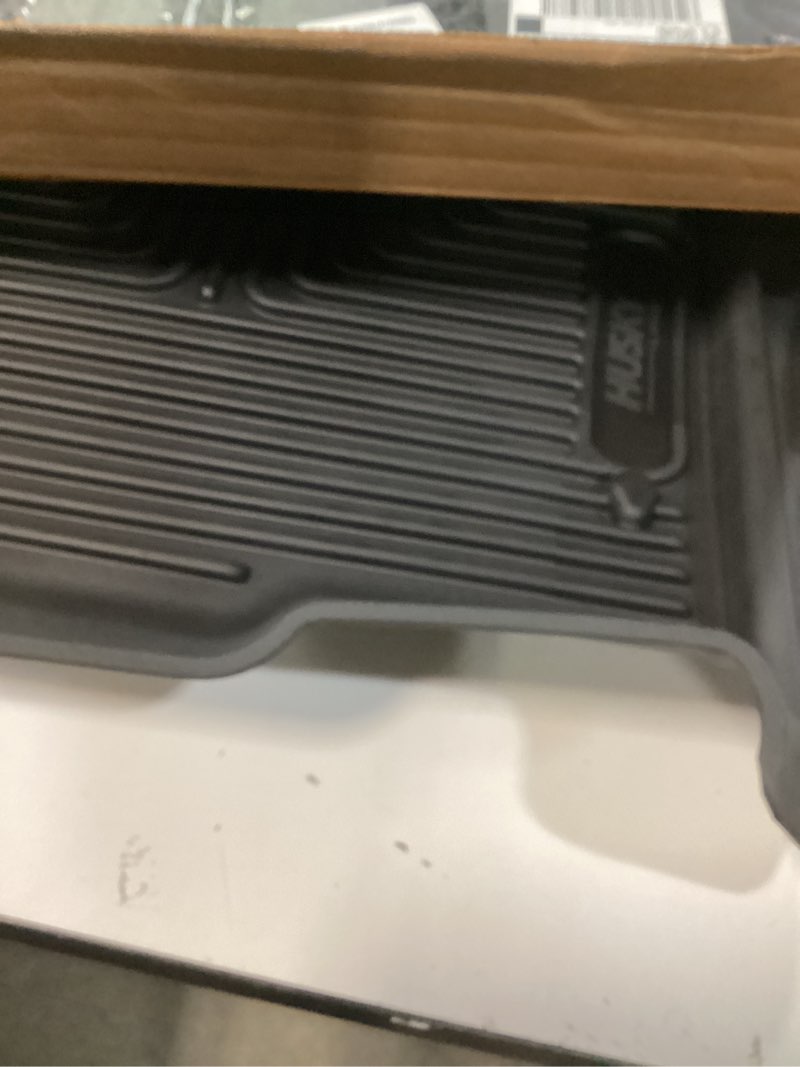 Condition photo showing Good Condition for Husky Liners Weatherbeater Floor Mats | Fits 2002-2024 Dodge Ram 1500 (19-24 Classic Body Only) See Description for Details | Front Row, 2-pc Black - 18031