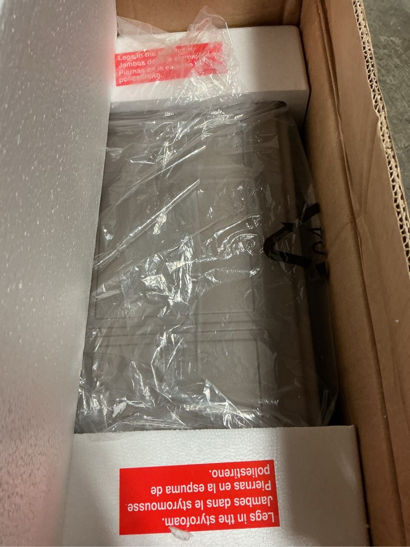 Condition photo showing As Is for duraflame INFRARED QUARTZ ELECTRIC STOVE HEATER DFI-591-05 FRENCH GRAY
