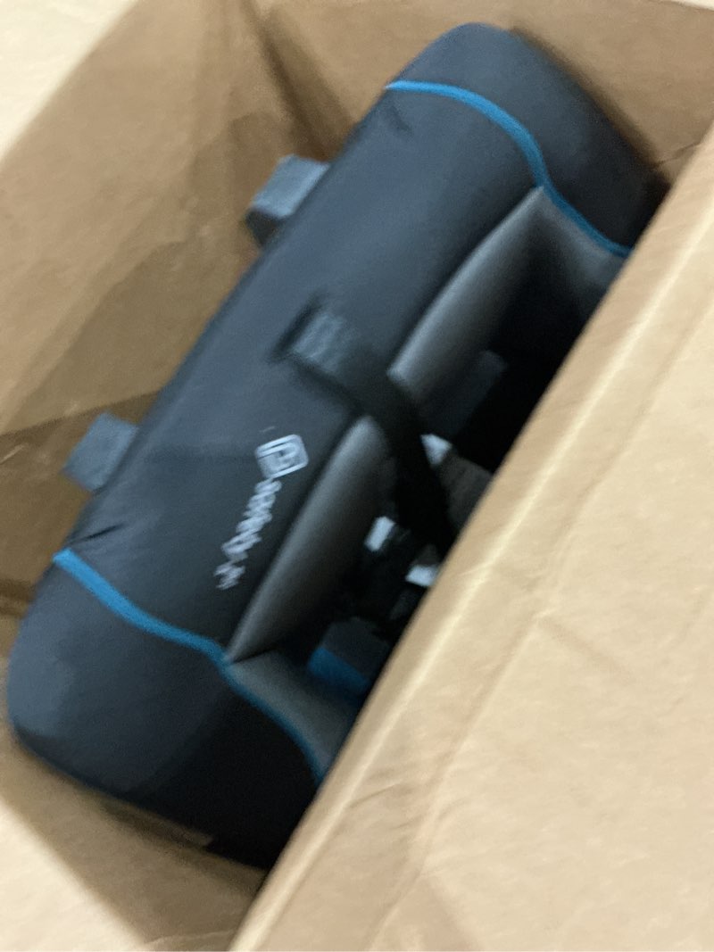 Condition photo showing As Is for safety 1st crosstown slim all-in-one convertible car seat, deep sea