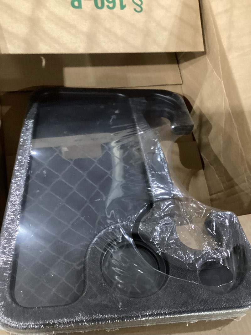 Condition photo showing New/Like New for Car Steering Wheel Desk | Food Table for Car | Steering Wheel Tray for Constant Travelers, Fits Most Vehicles Steering Wheels (Black)