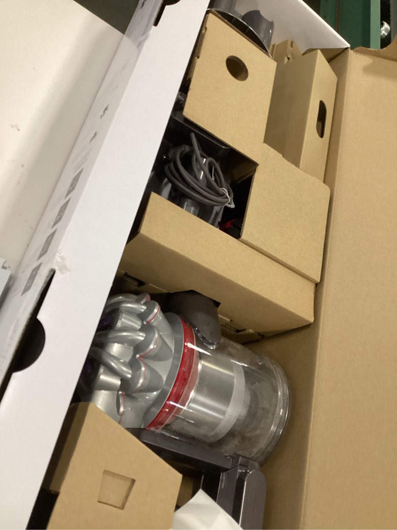 Condition photo showing As Is for Dyson - V8 Cordless Vacuum with 6 accessories - Silver/Nickel