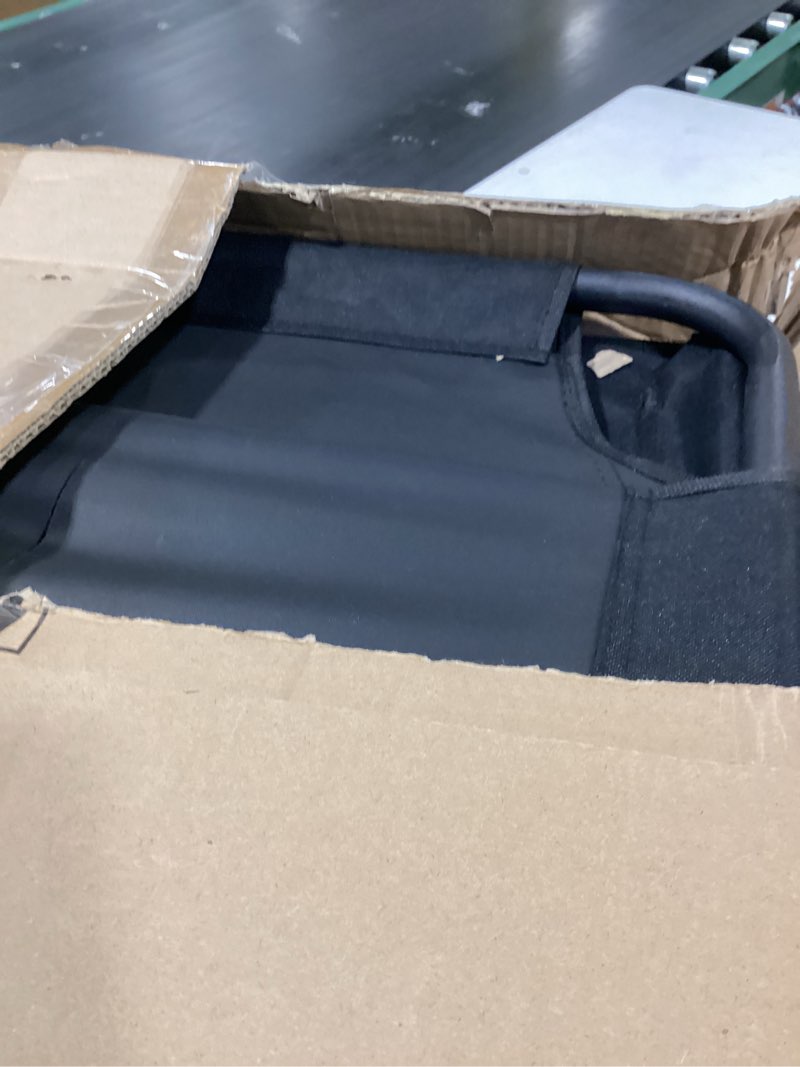 Condition photo showing Good Condition for croblissful fodlable bbl chair with hole, adjustable 5-position lawn chair for bbl chaise lounge after surgery recovery bed for patio garden poolside outdoor yard beach(black)