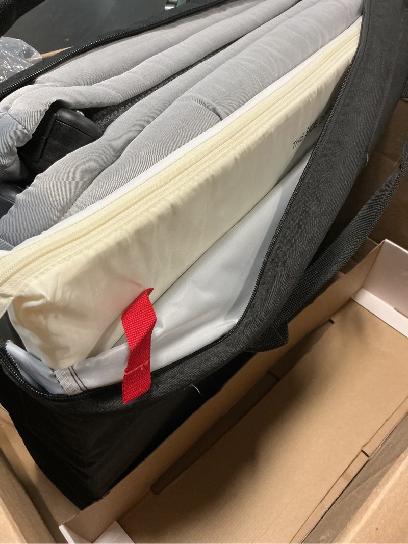 Condition photo showing Good Condition for babybjorn travel crib light - silver + fitted sheet bundle pack ,silver, one size