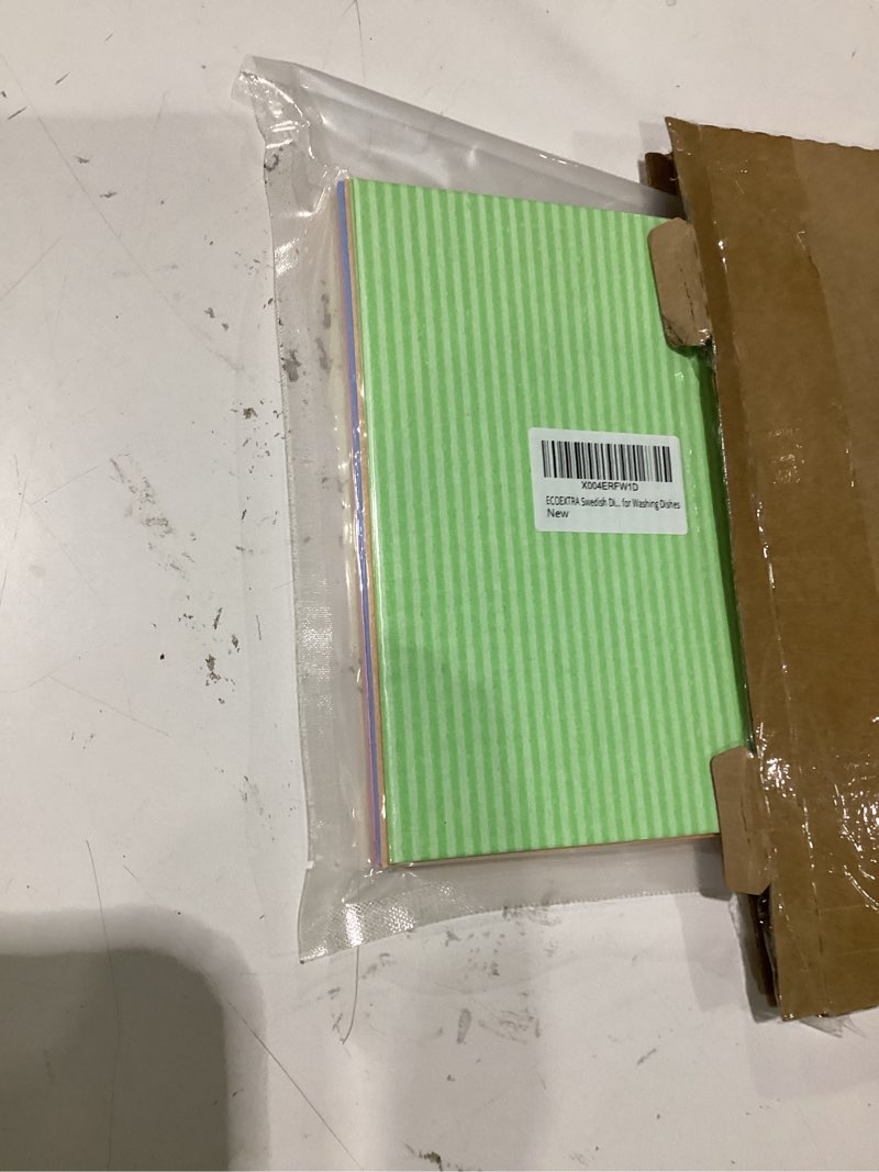 Condition photo showing New/Like New for swedish dishcloths for kitchen 10 pack, cellulose sponge cloths of reusable dish cloths for cleaning,super absorbent dish towels for washing dishes assorted
