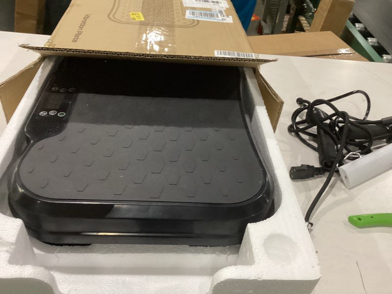 Condition photo showing Good Condition for vibration plate exercise machine,vibration plate for lymphatic drainage power vibration plate machine support 450 lbs 250 adjustable speeds,vibrating plate shake plate weight loss black