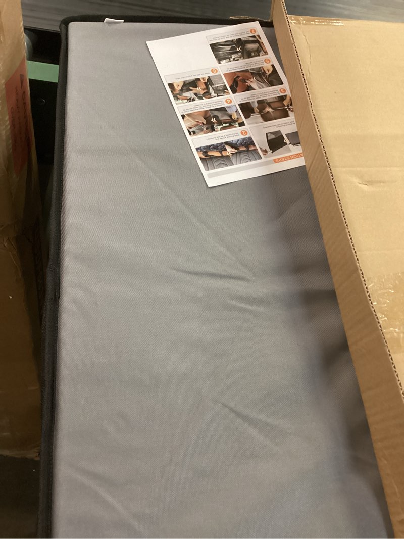 Condition photo showing Good Condition for mixjoy dog car seat for large medium dogs, back seat extender for pets, waterproof pet carseat for medium sized dog, hammock for pet, with storage pocket for cars/suv/truck(l-28 * 22 * 20.5in)