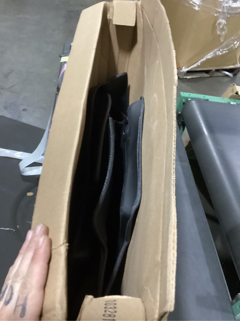 Condition photo showing Good Condition for 2 rows floor mats for 2020-2024 2025 ford explorer 7 and 8 passenger models,tpe all weather protection car floor liners accessories | front & second row, 3-pc 2020-2025|for ford explorer 7/8|1st&2nd